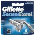 Gillette Сменные <strong>кассеты</strong> для бритья Gillette <strong>Sensor</strong> <strong>Excel</strong> 5 шт