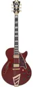 D'ANGELICO Excel SS Viola полуакустическая гитара с кейсом, HH, T-o-m, цвет вишневый