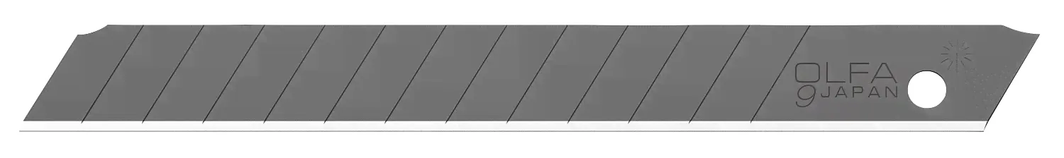 OLFA EXCEL BLACK 9 мм 10 шт., в боксе, Сегментированные лезвия (OL-ASBB-10)