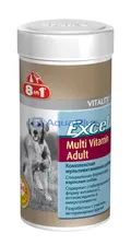 8 in 1 EXCEL Multi Vitamin Adult мультивитаны для взрослых собак, 70 таблеток.
