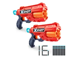 Набор игровой Zuru X-Shot Excel Reflex (бластер - 2 шт., мишень - 3 шт., стрелы - 16)